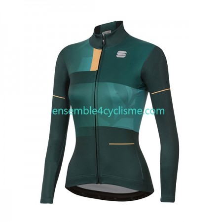 Maillot Cyclisme Manches Longues 2021 Sportful Leaf Femme N001